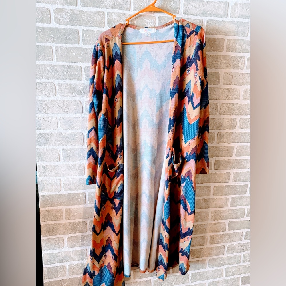 LuLaRoe Pastel Chevron Cardigan
